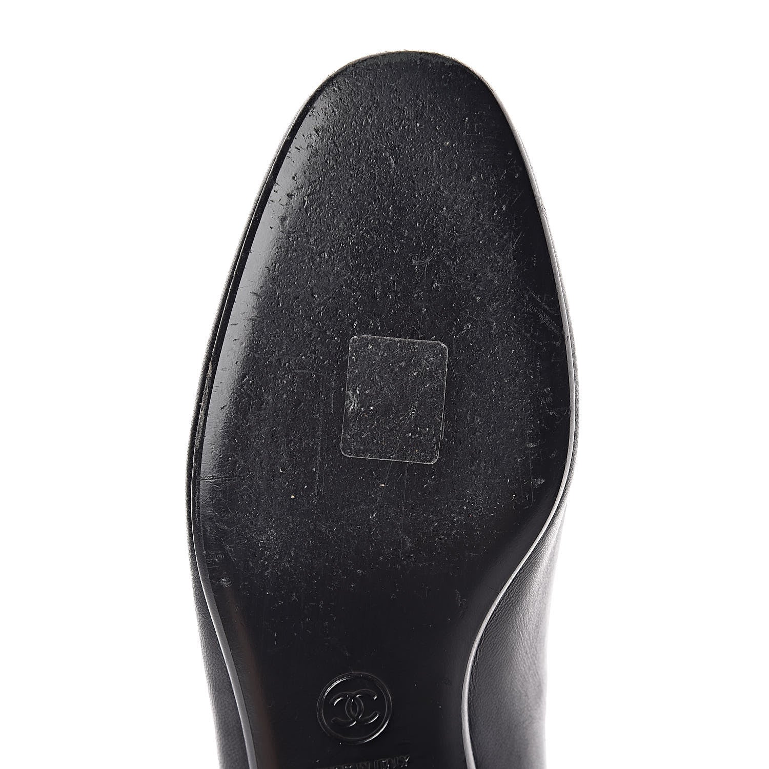 Chanel Lambskin CC Loafers 36 Black 10 of 16