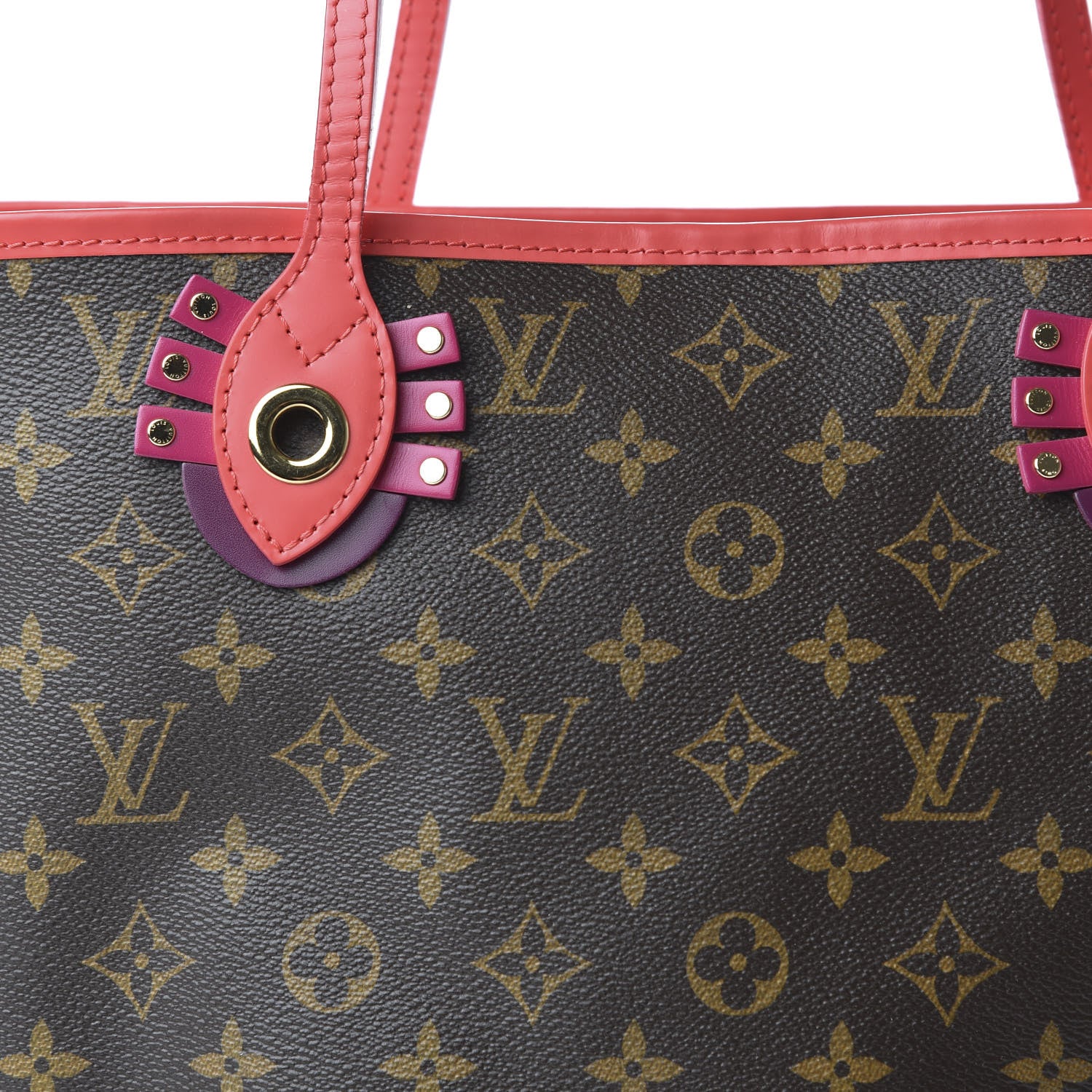 Louis Vuitton Monogram Totem Neo Neverfull MM Flamingo 12 of 12