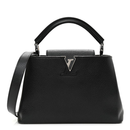 Louis Vuitton Taurillon Capucines BB Black 1 of 8