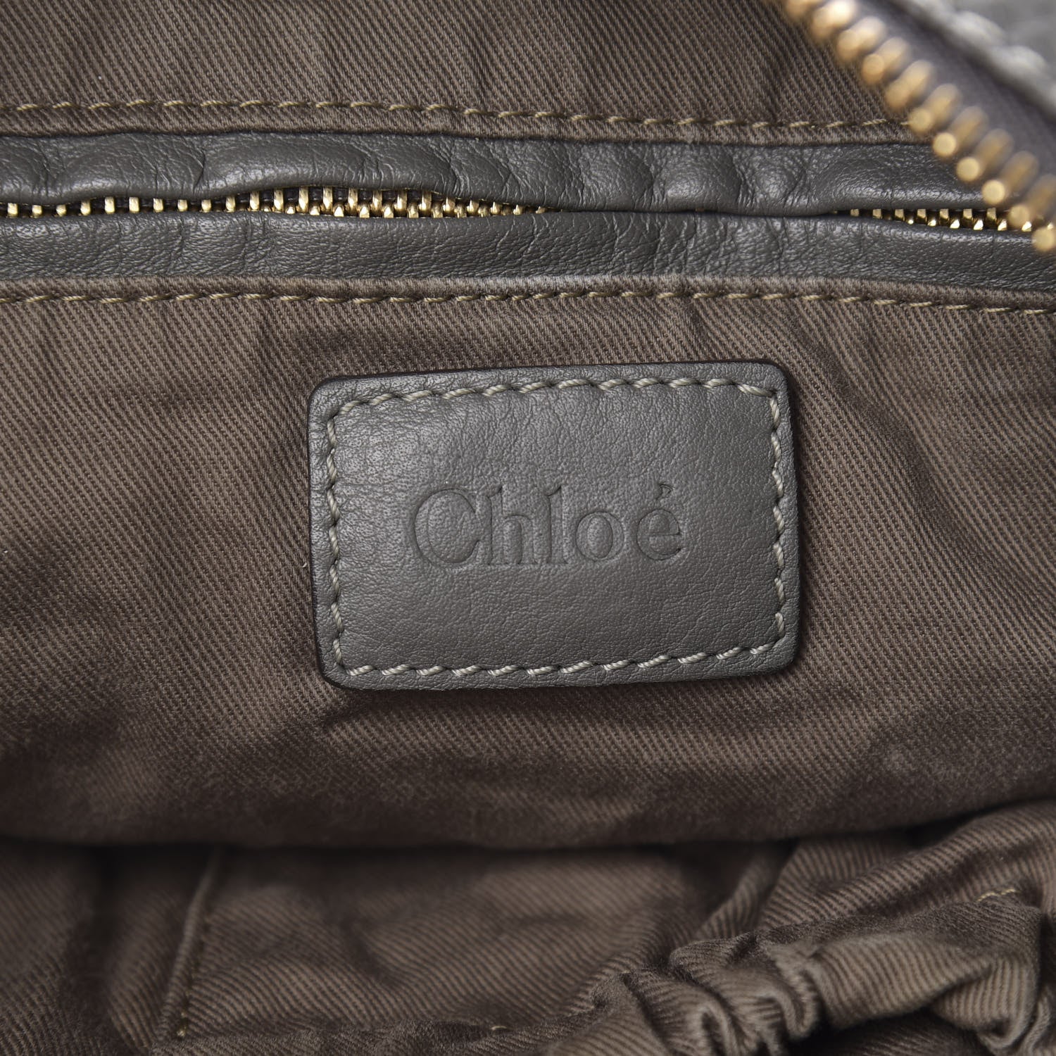 Chloe Calfskin Large Marcie Hobo Stone 6 of 10