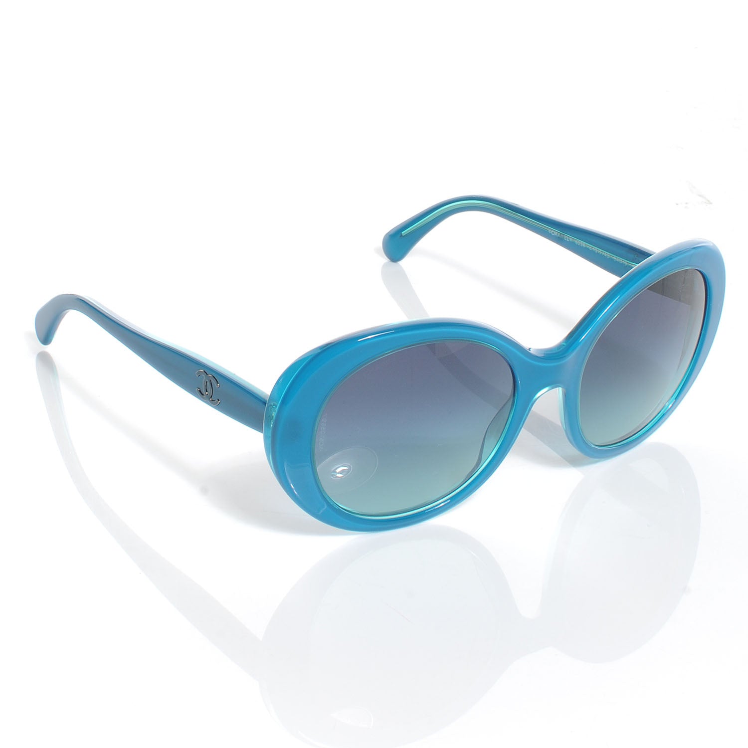 Chanel CC Sunglasses 5238 Turquoise 3 of 5