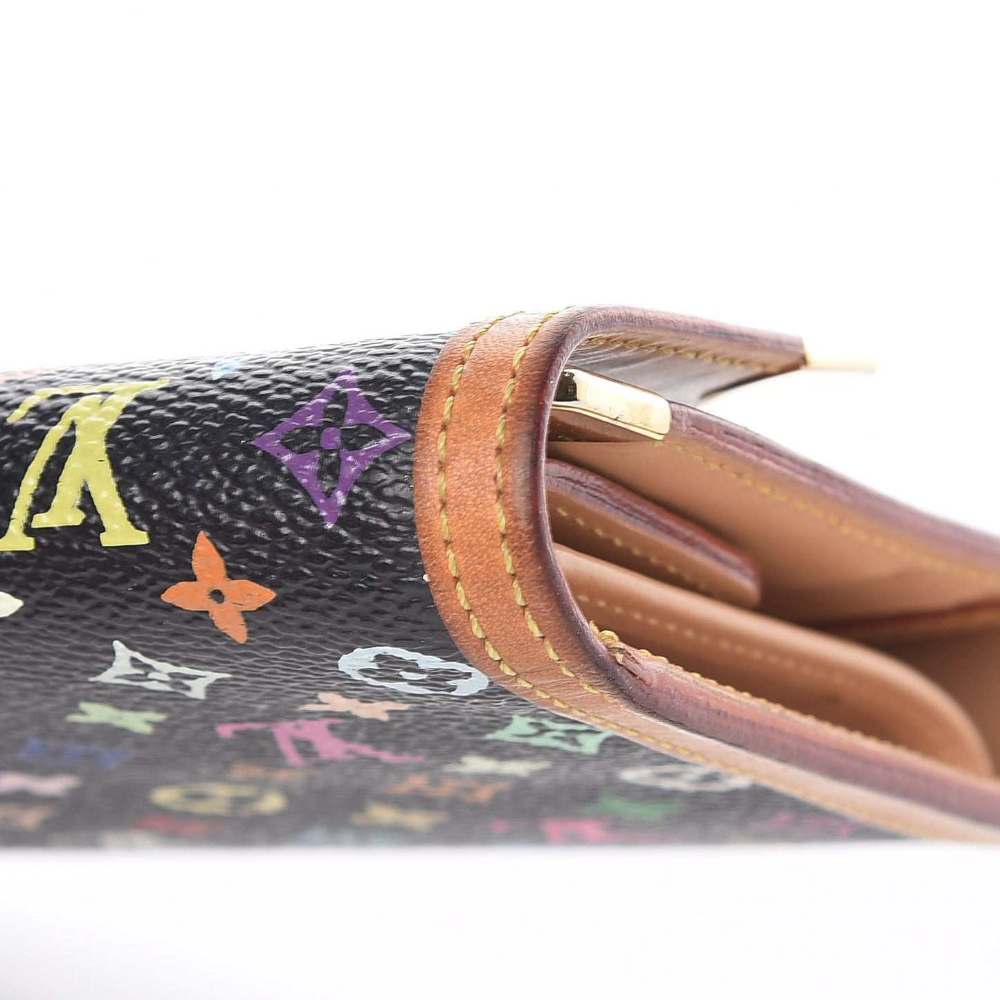 Monogram Multicolor Porte Tresor International Wallet Black