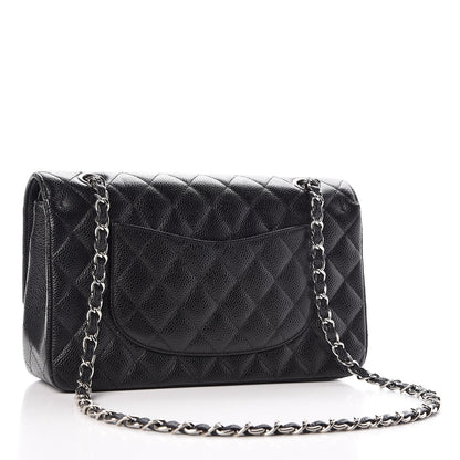 Chanel Caviar Quilted Medium Double Flap Black 4 of 10