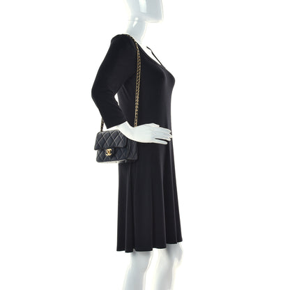 Chanel Lambskin Quilted Mini My Perfect Flap Black 2 of 9