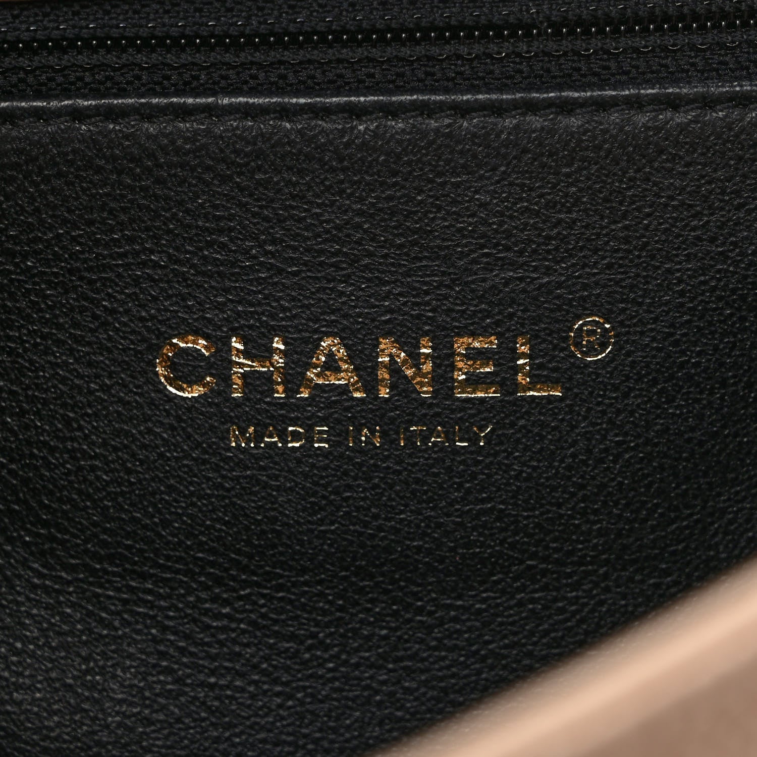 Chanel Caviar Quilted Small CC Filigree Flap Beige Black 6 of 10