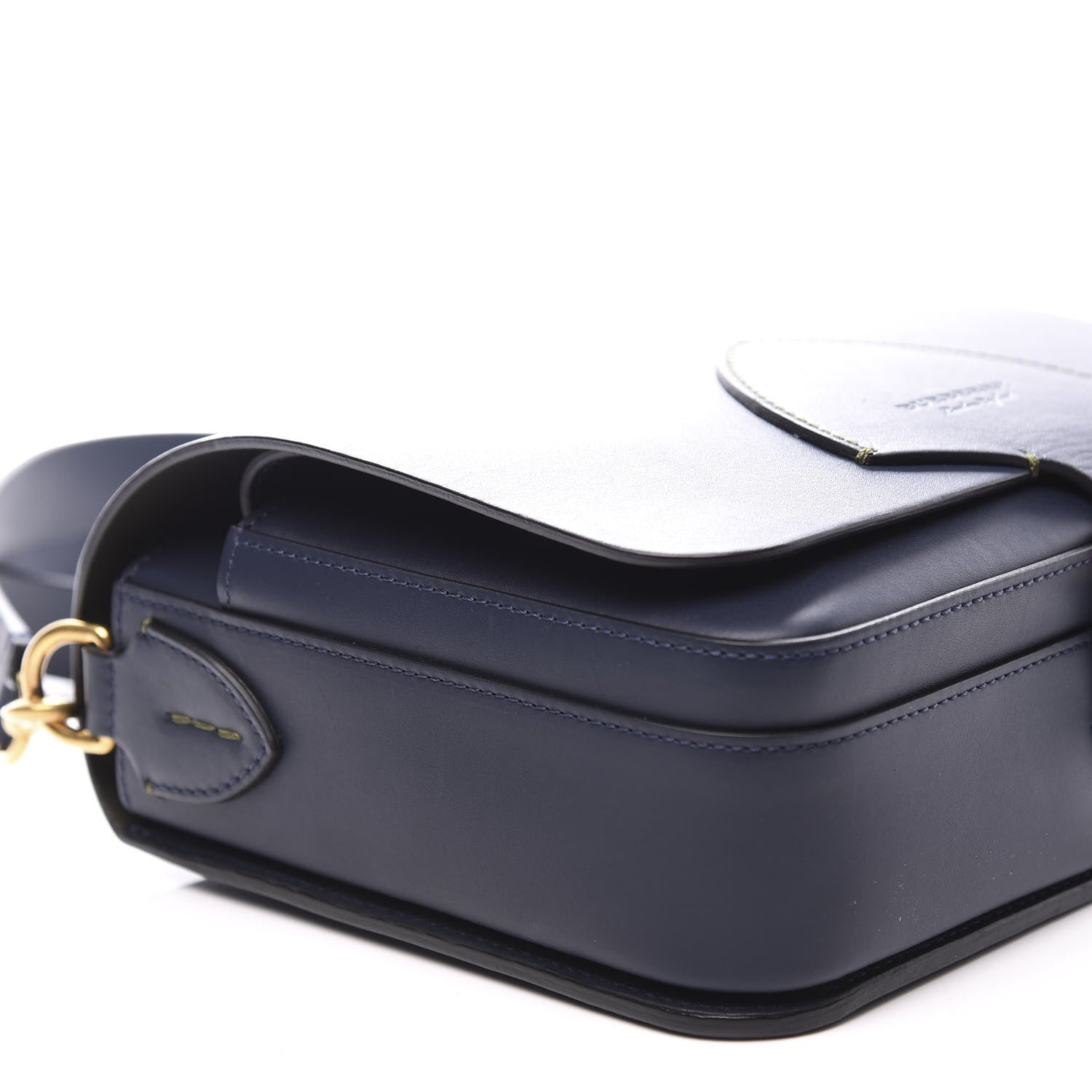 Burberry Calfskin Large Square Satchel Mid Indigo 8 of 12