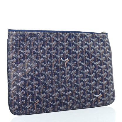 Goyard Goyardine Senat Pochette MM Navy 4 of 8