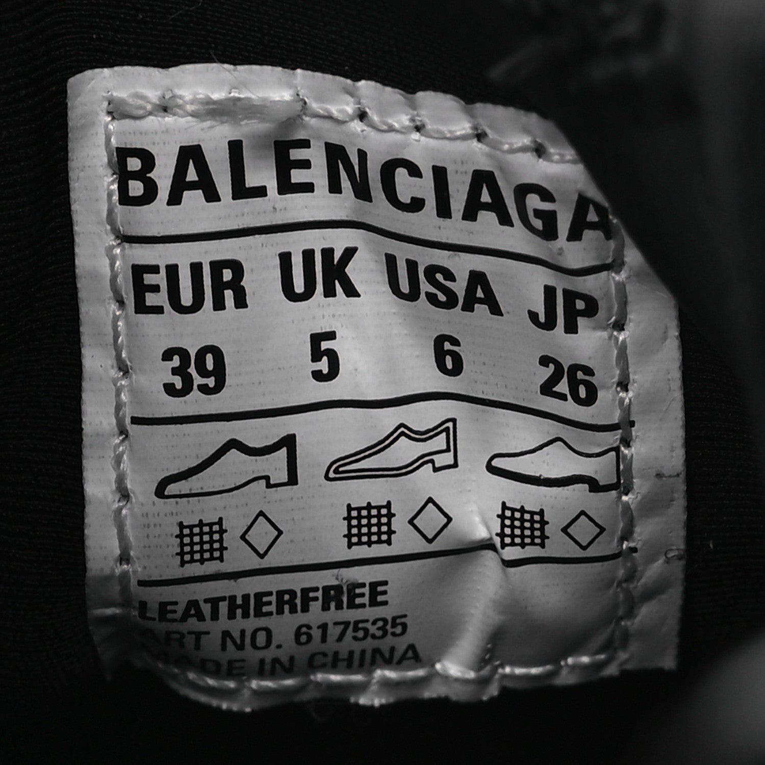 Balenciaga Rubber Mesh Womens Tyrex Sneakers 39 Black 9 of 11