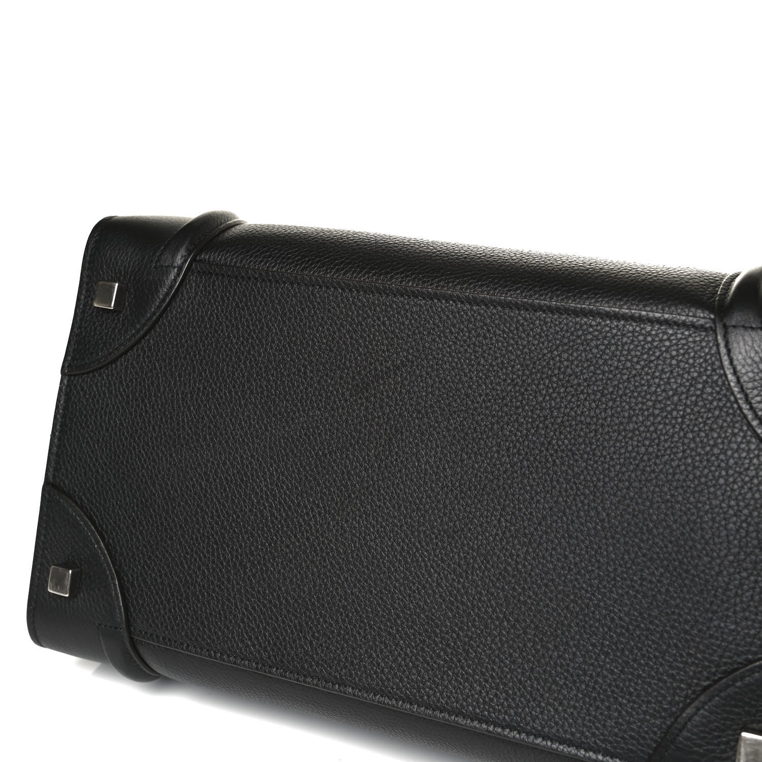Celine Drummed Calfskin Mini Luggage Black 12 of 17