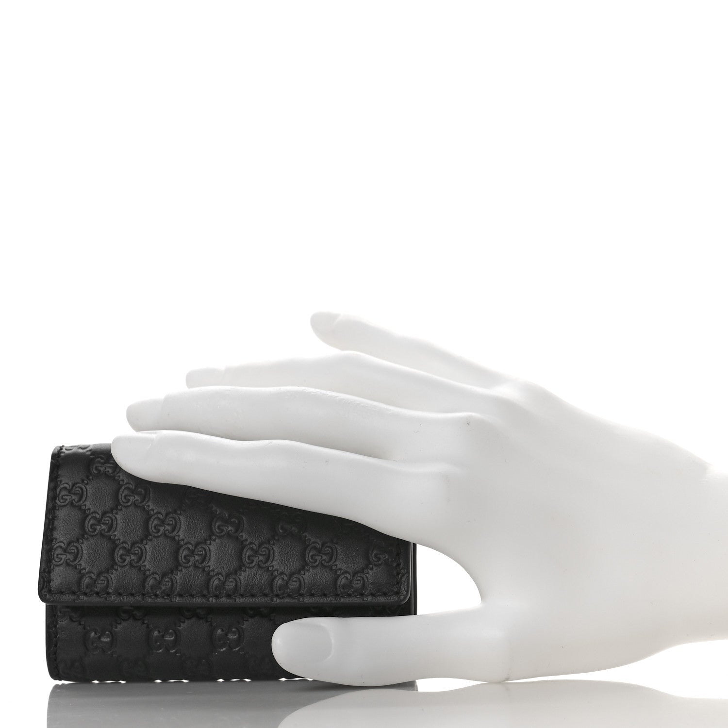 Gucci Microguccissima 6 Key Holder Case Black 2 of 9