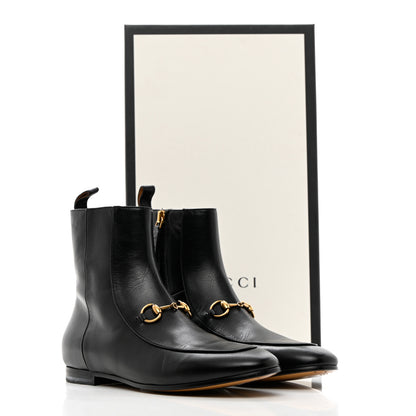 Gucci Malaga Kid Womens Jordaan Ankle Boots 37.5 Black 18 of 18