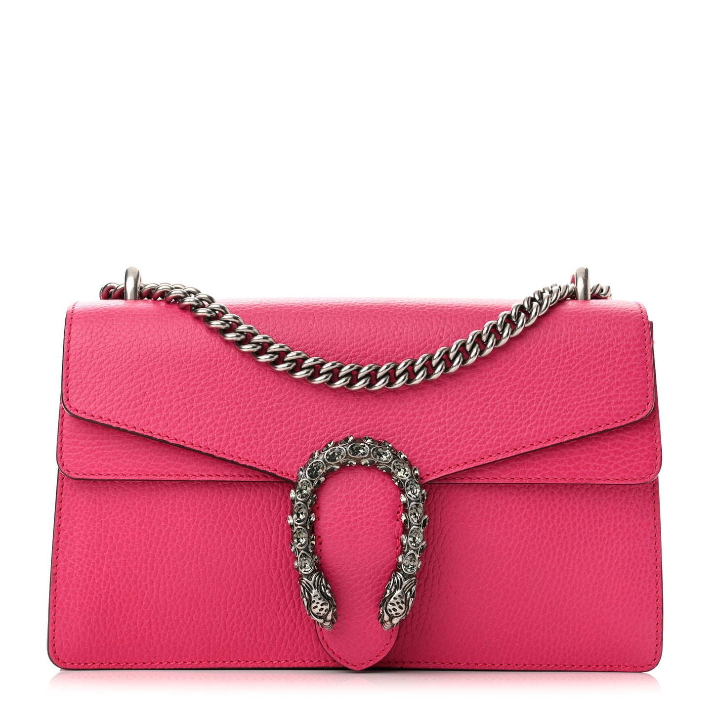 Dollar Calfskin Small Dionysus Shoulder Bag Box Pink