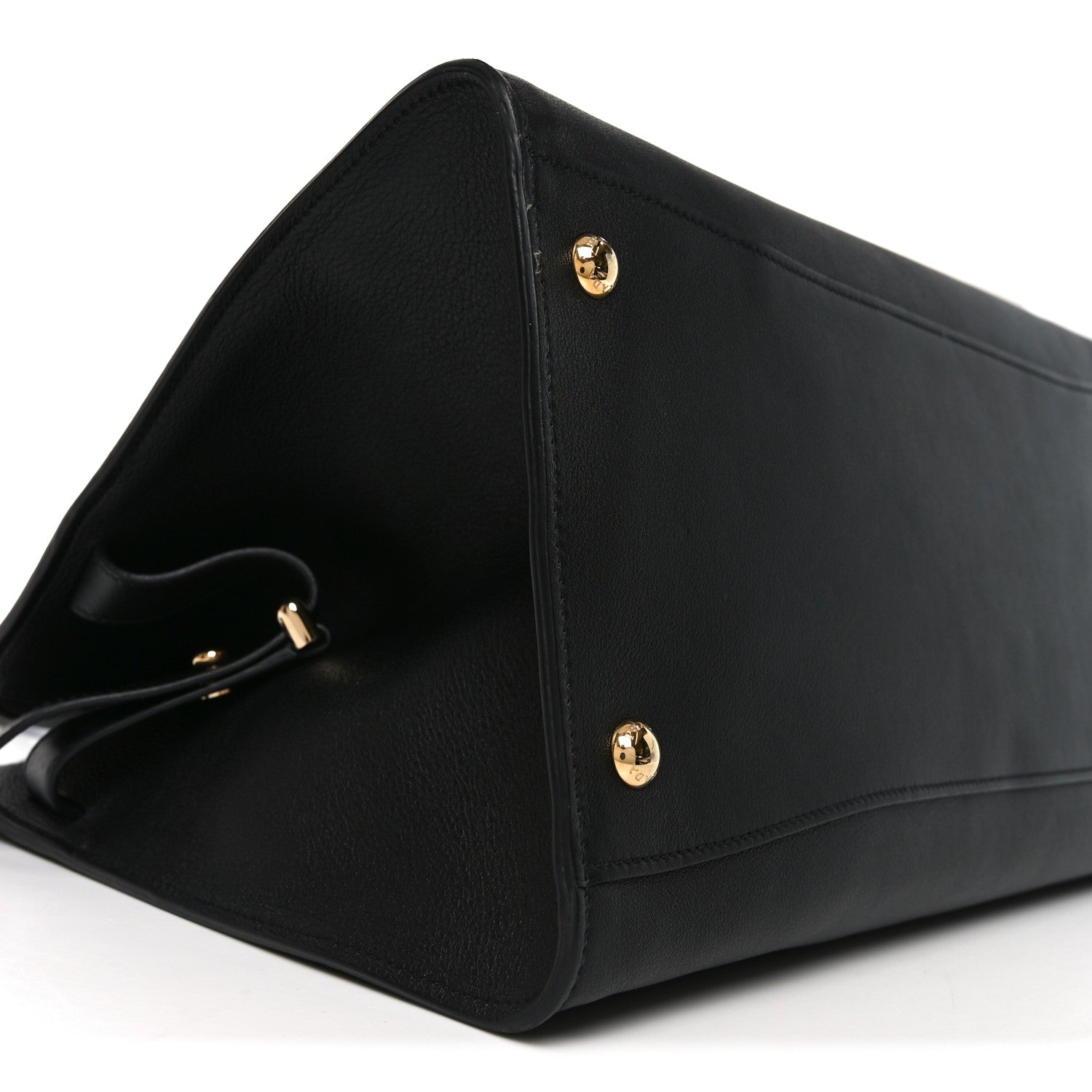 Prada Soft Grain Calfskin Large Tote Bag Black 8 of 9
