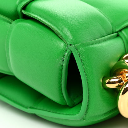 Bottega Veneta Lambskin Maxi Intreccio Padded Chain Cassette Crossbody Bag Parakeet 13 of 15