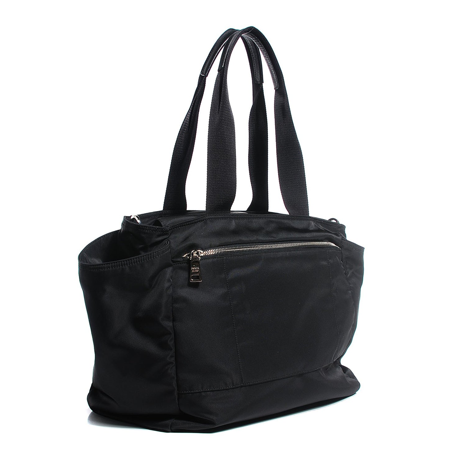 Nylon Vela Baby Bag Black