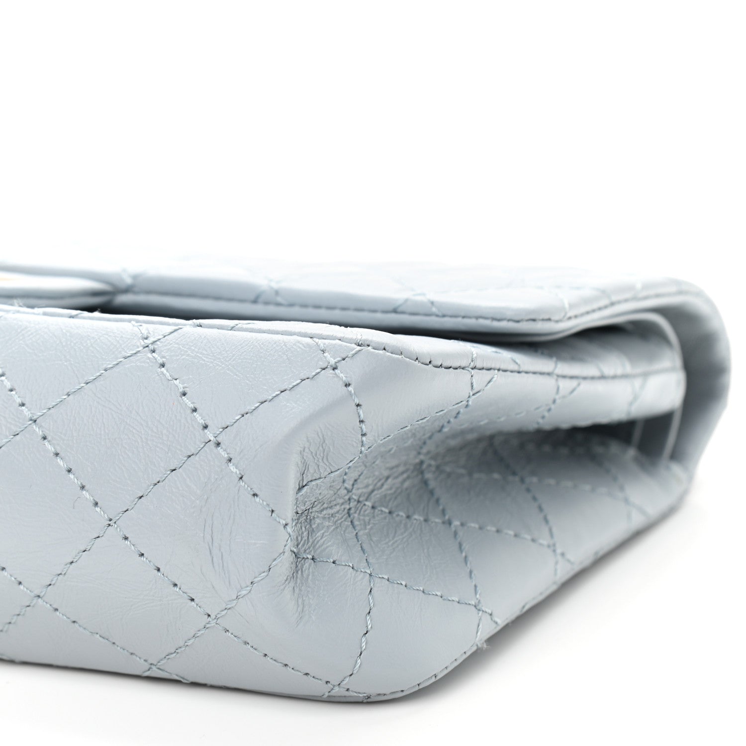 Chanel Aged Calfskin Quilted 2.55 Reissue 225 Flap Light Blue 9 of 9