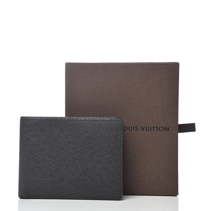Louis Vuitton Taiga Slender Wallet Black 7 of 7