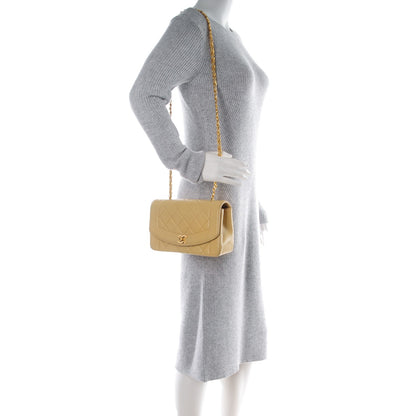 Chanel Lambskin Quilted Small Single Flap Beige 2 of 10
