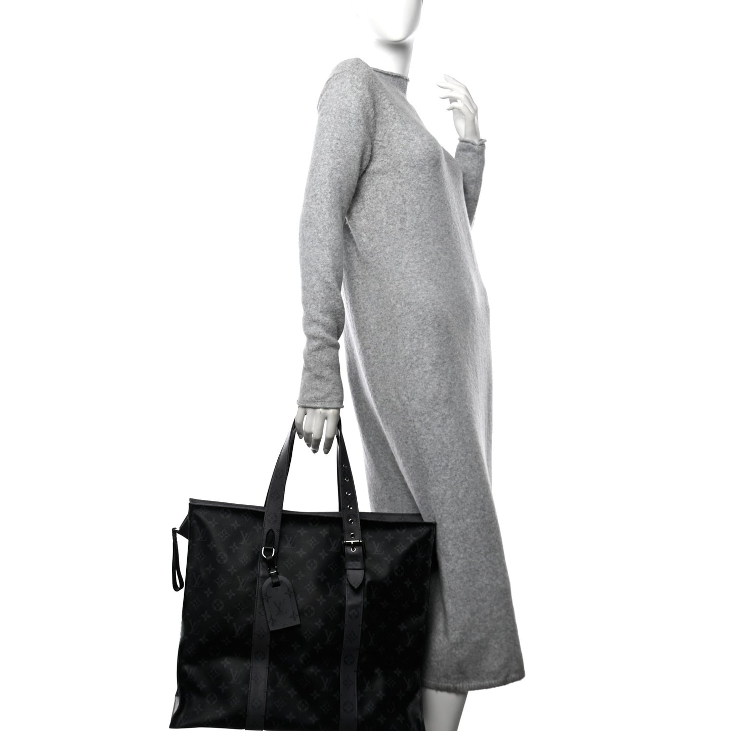 Monogram Eclipse Cabas Zippe GM Black