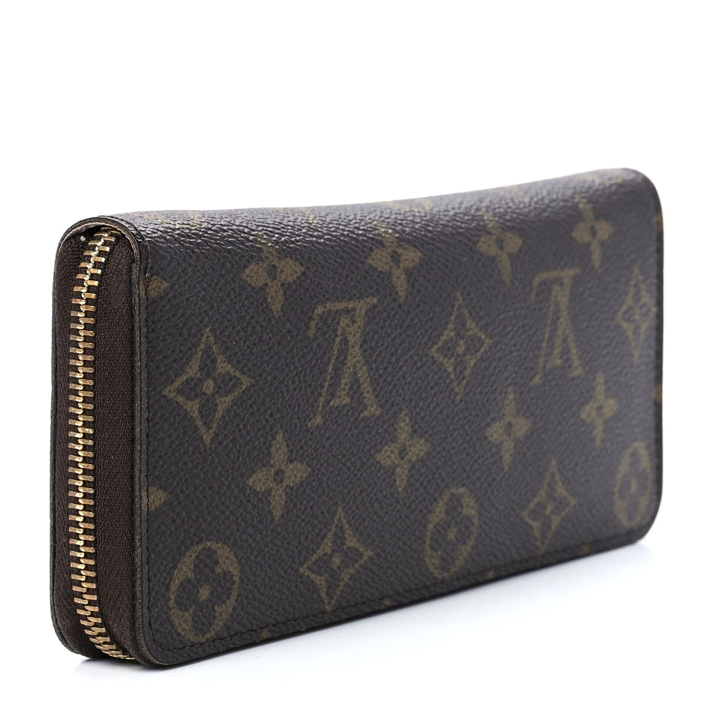 Monogram Clemence Wallet Rose Ballerine