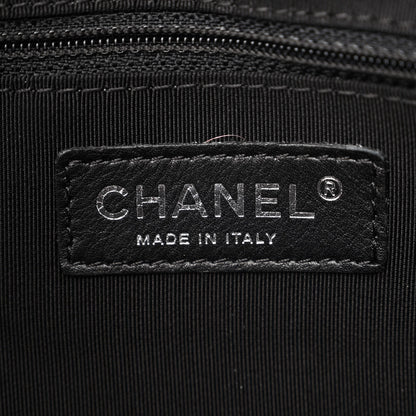 Chanel Lambskin CC Chevron All Day Long Boston Black 6 of 11