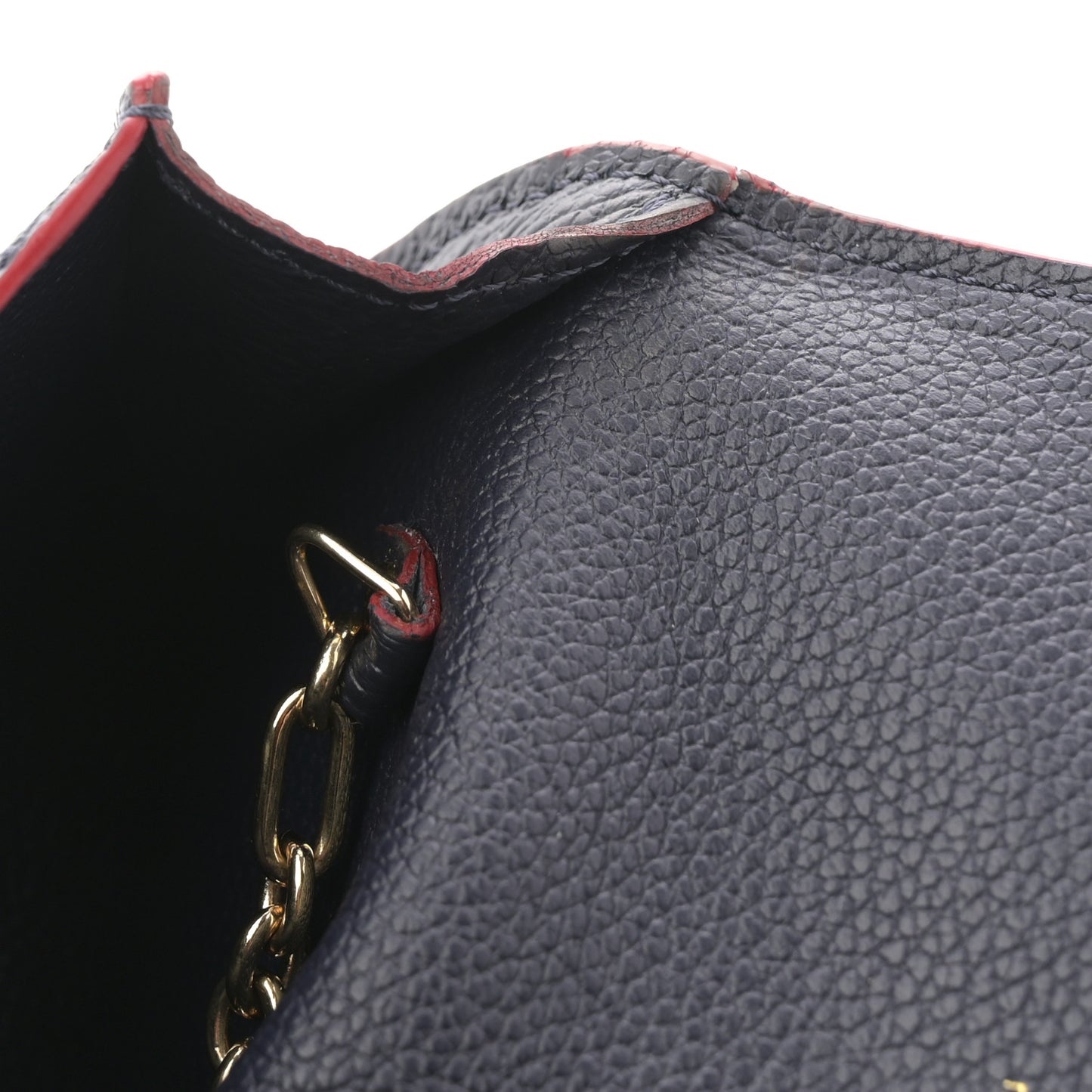 Empreinte Key Pouch Marine Rouge
