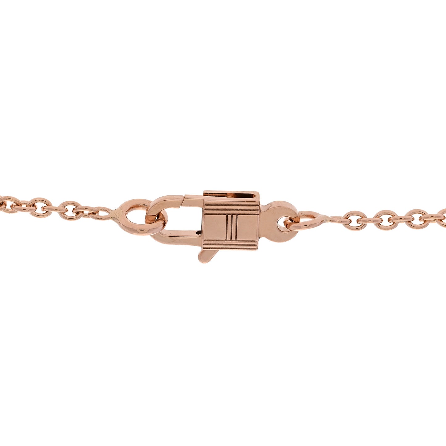 18K Rose Gold Diamond Birkin Amulettes Pendant Necklace