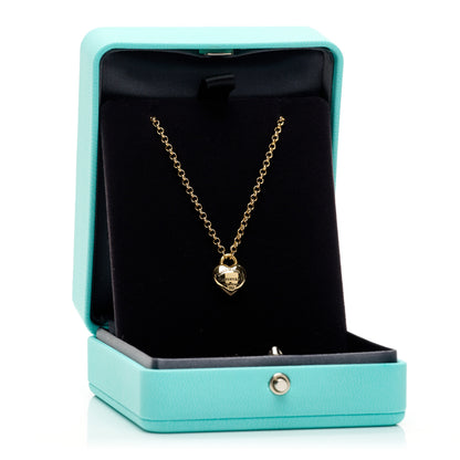 Tiffany 18K Yellow Gold Return to Tiffany Full Heart Pendant Necklace 6 of 6