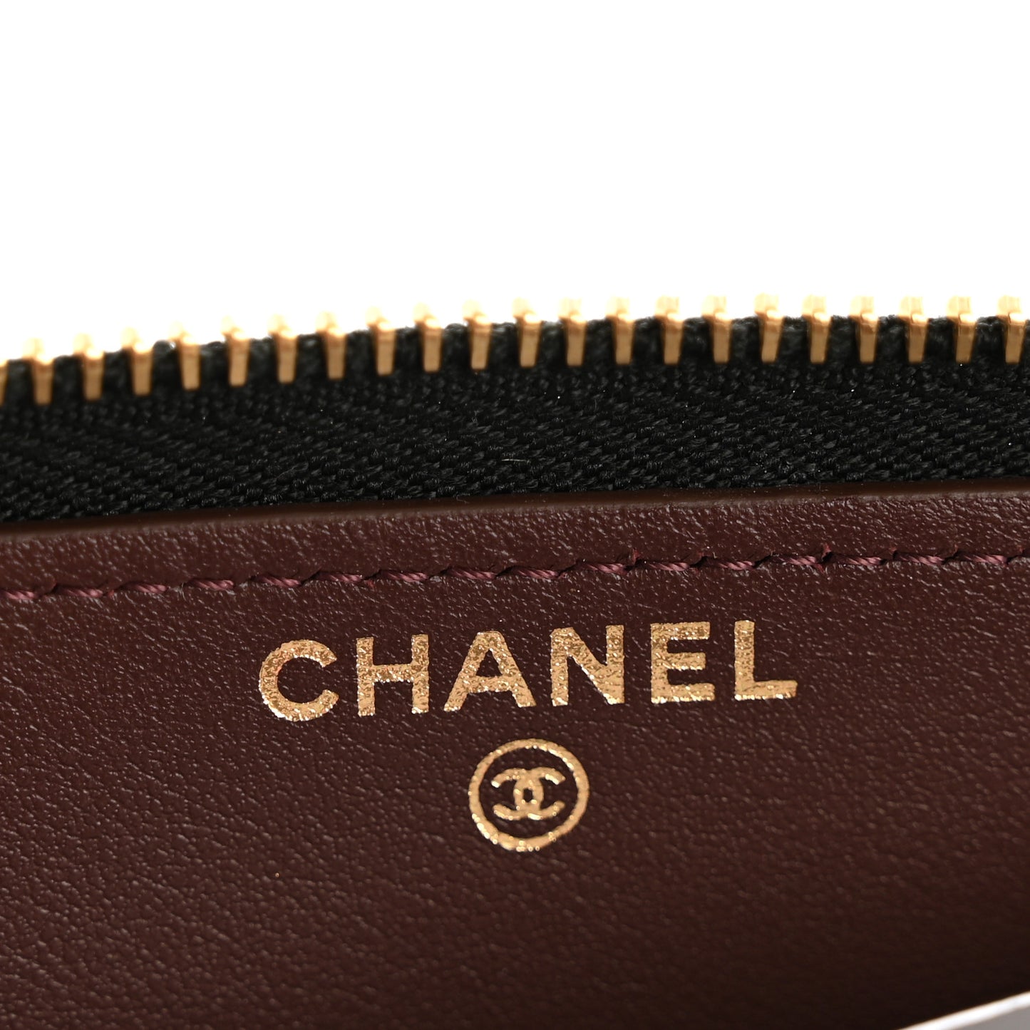 Caviar Quilted Large Gusset Zip Around Wallet Black