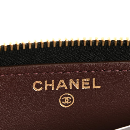 Chanel Caviar Quilted Large Gusset Zip Around Wallet Black 6 of 8