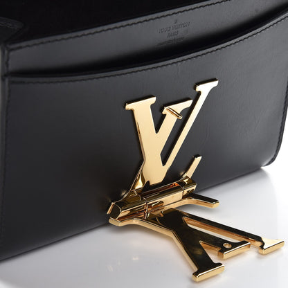 Louis Vuitton Calfskin Chain Louise MM Black 7 of 8