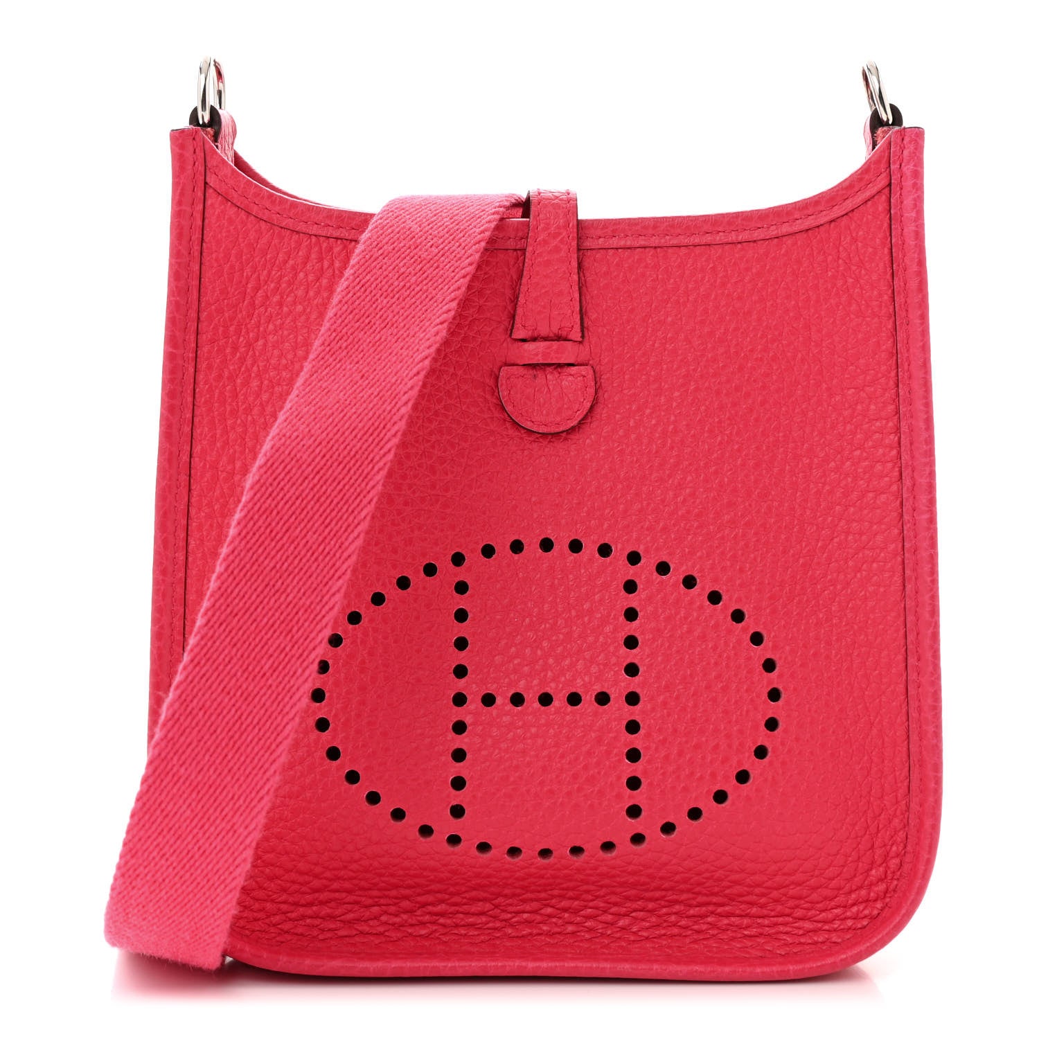 Hermes Taurillon Clemence Evelyne TPM Rose Extreme 1 of 11