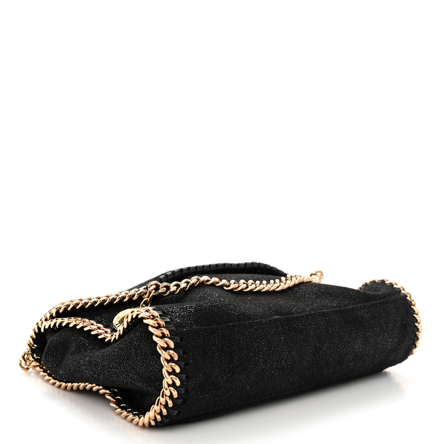 Shaggy Deer Mini Falabella Shoulder Bag Black