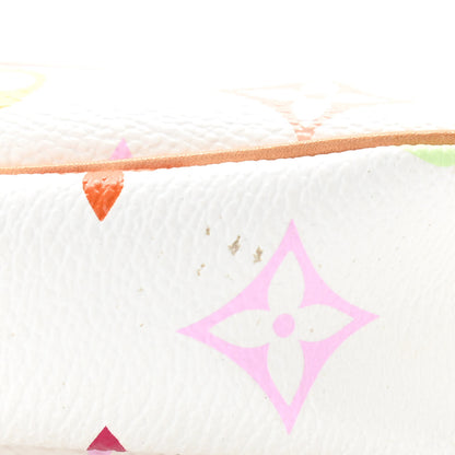 Louis Vuitton Monogram Multicolor Pochette Accessories White 11 of 12