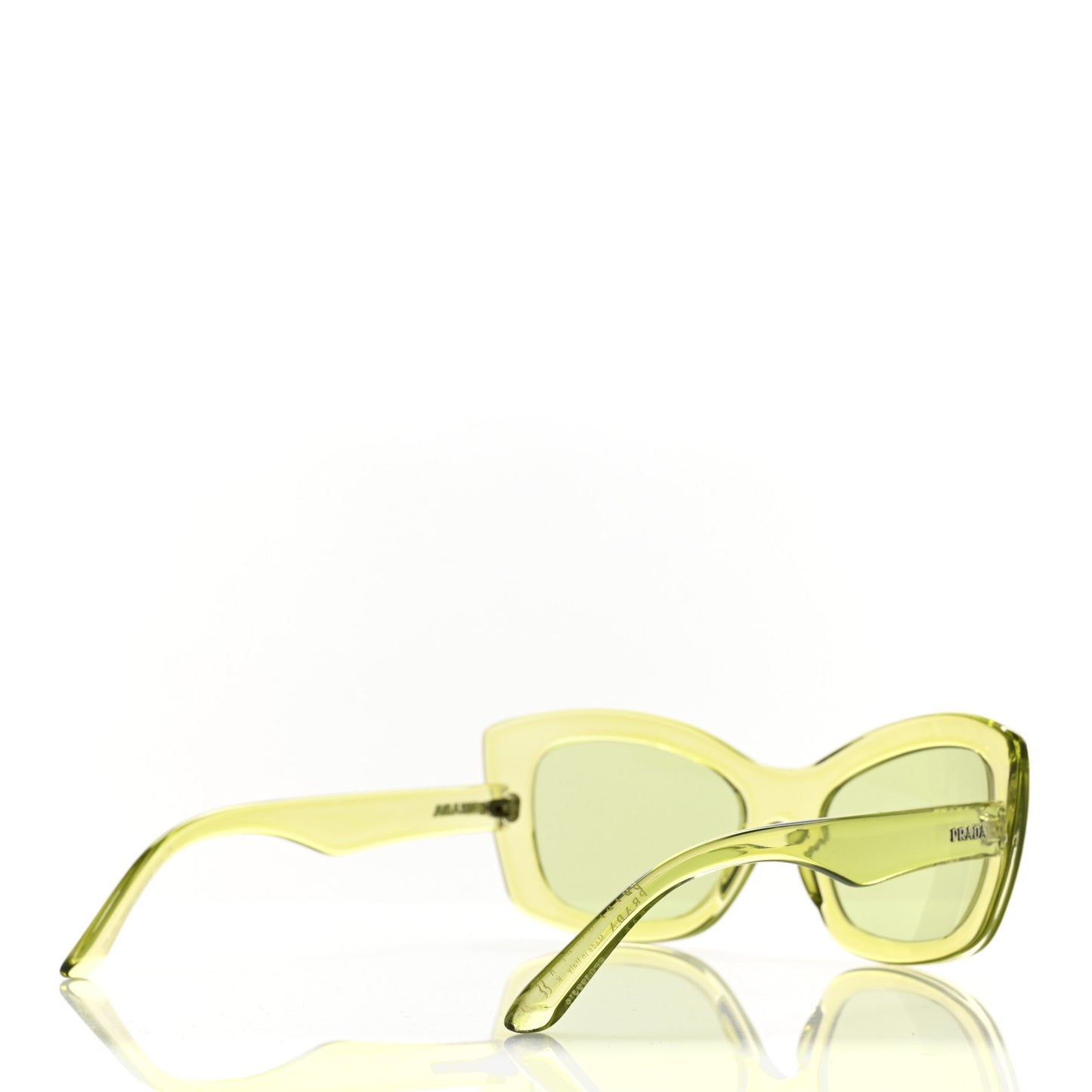 Cat Eye Sunglasses SPR 19M Transparent Green
