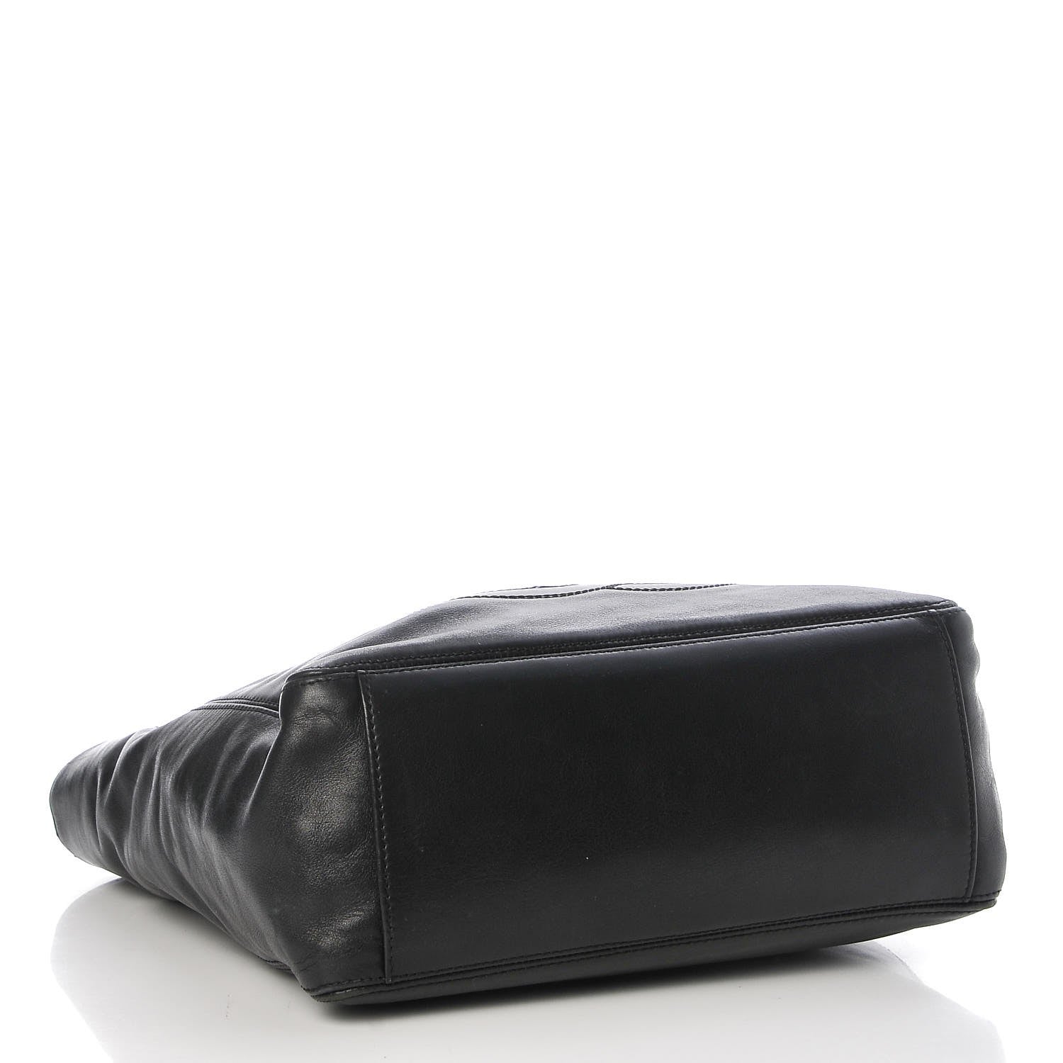 Chanel Lambskin Chain Small CC Tote Black 4 of 8