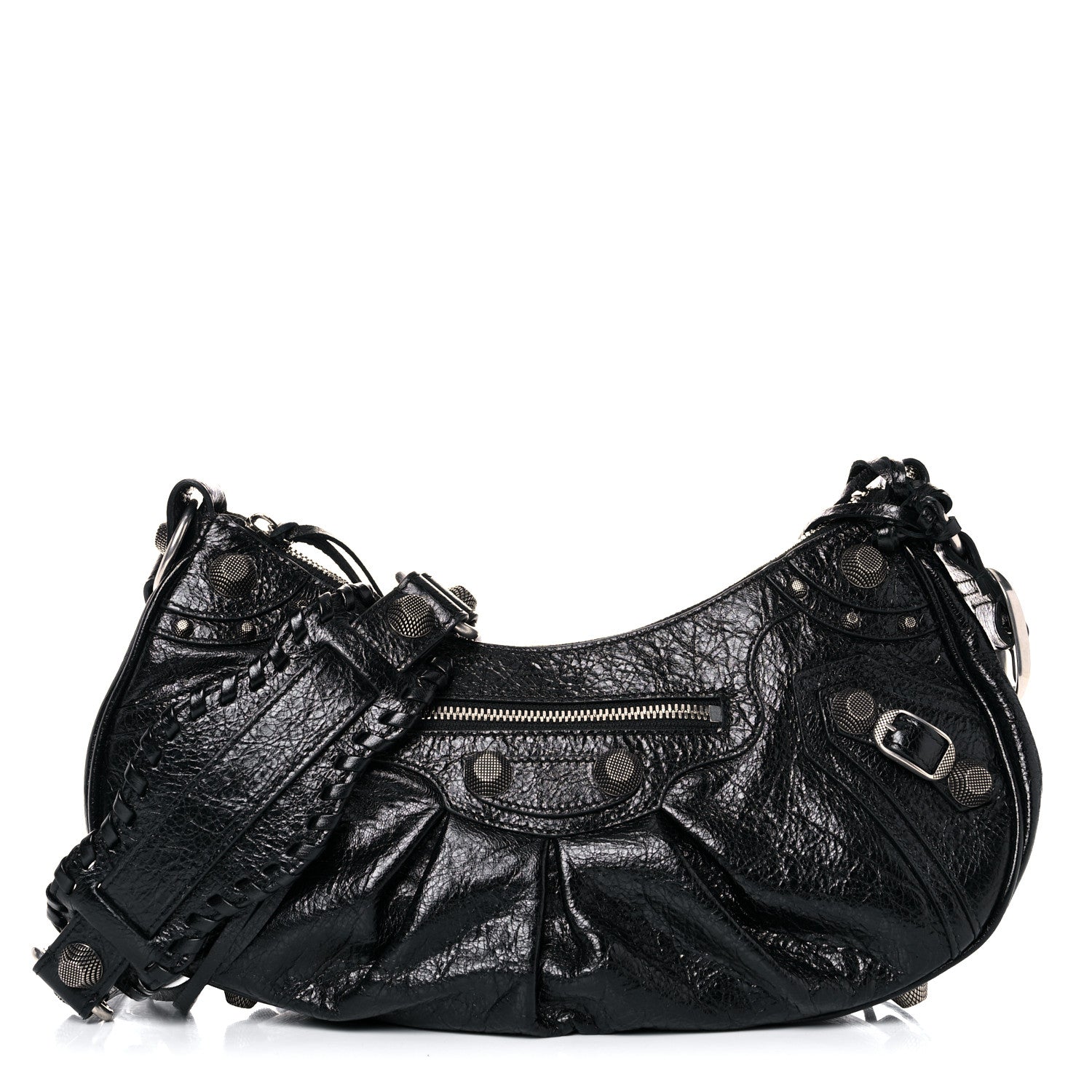 Balenciaga Agneau Arena Small Le Cagole Shoulder Bag Black 3 of 10