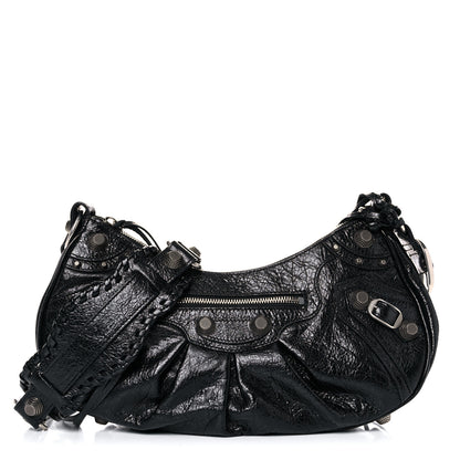 Balenciaga Agneau Arena Small Le Cagole Shoulder Bag Black 3 of 10