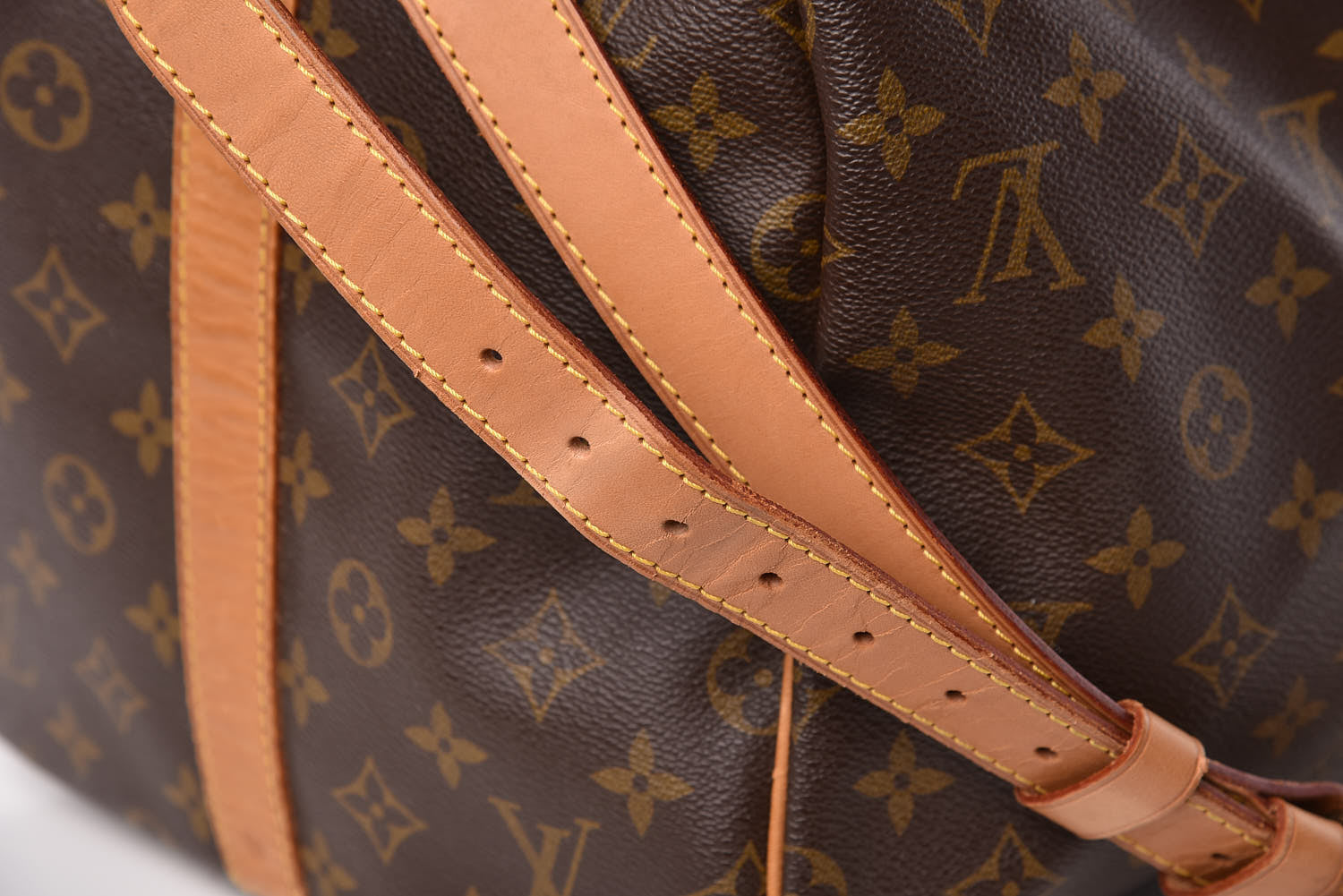 Louis Vuitton Monogram Keepall Bandouliere 55 12 of 15