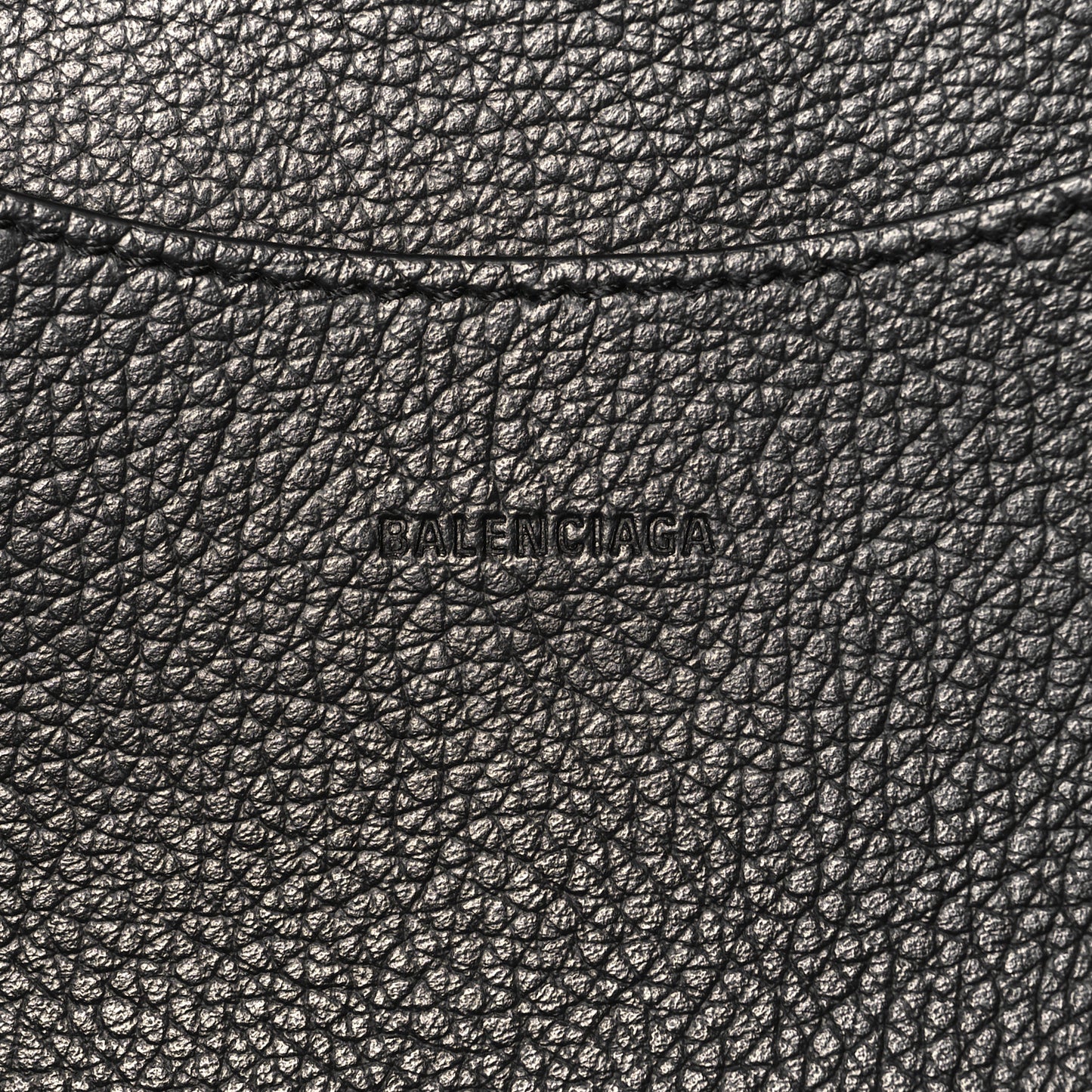 Grained Calfskin Black Hardware Neo Classic City Black