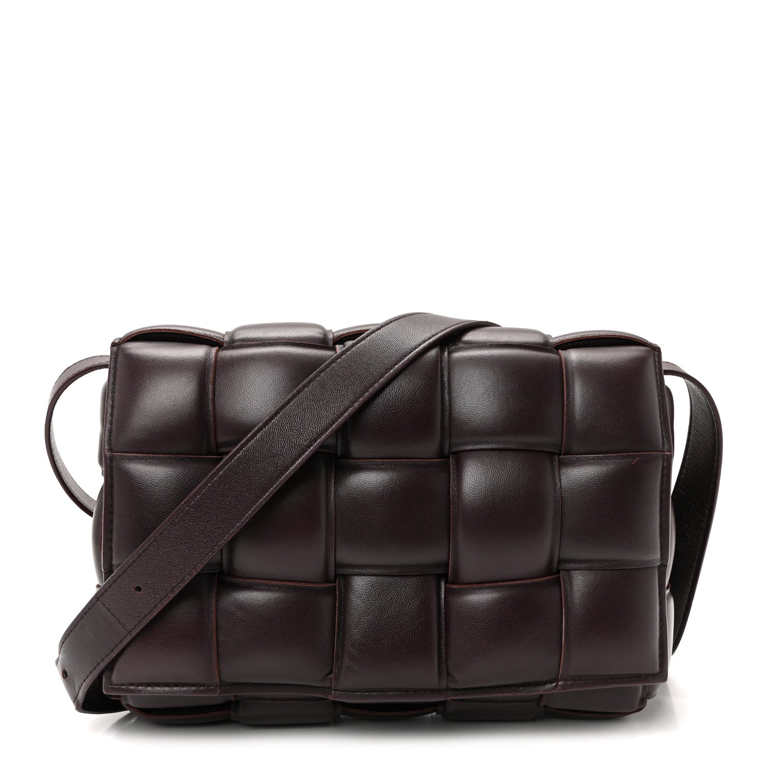 Bottega Veneta Nappa Maxi Intreccio Padded Cassette Crossbody Bag Grape 1 of 9