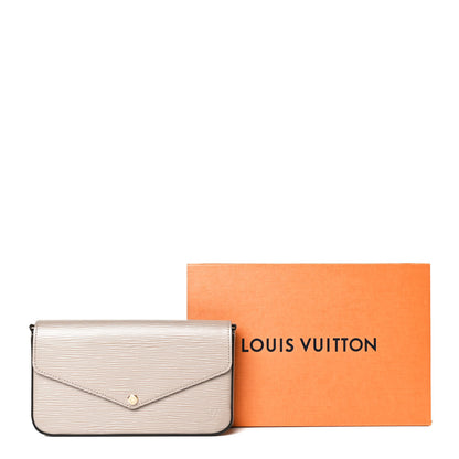 Louis Vuitton Epi Felicie Pochette Chain Wallet Galet 22 of 24