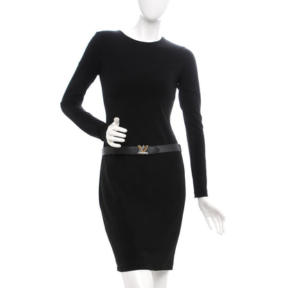 Louis Vuitton Epi 40mm LV Twist Belt 85 34 Black 2 of 8
