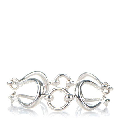 Hermes Sterling Silver Arabesque MM Bracelet 1 of 6