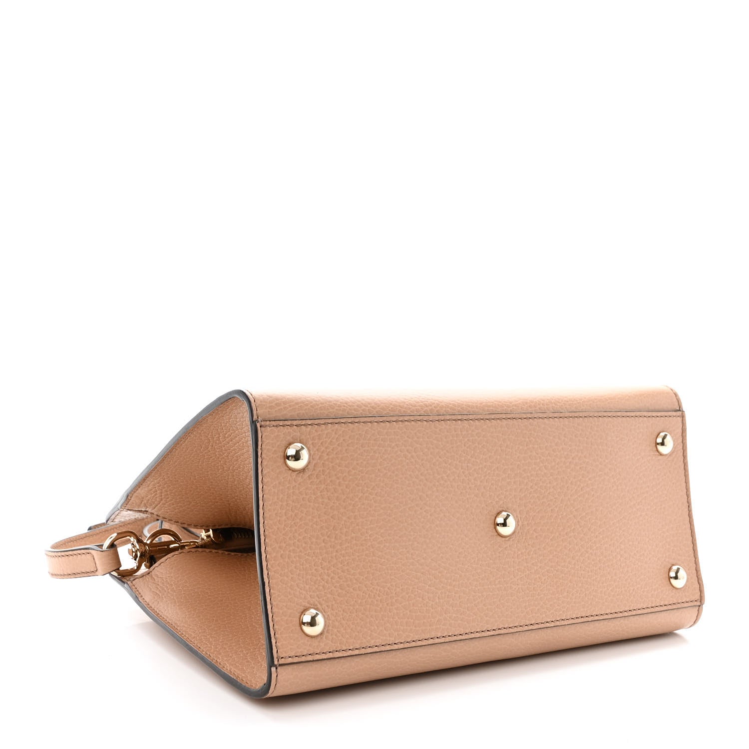 Gucci Dollar Calfskin Medium Soho Top Handle Satchel Camelia 4 of 10