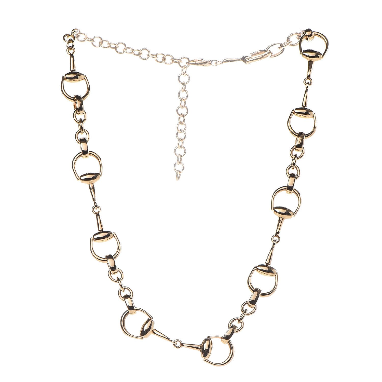 Gucci 18K Yellow Gold Horsebit Necklace 3 of 4
