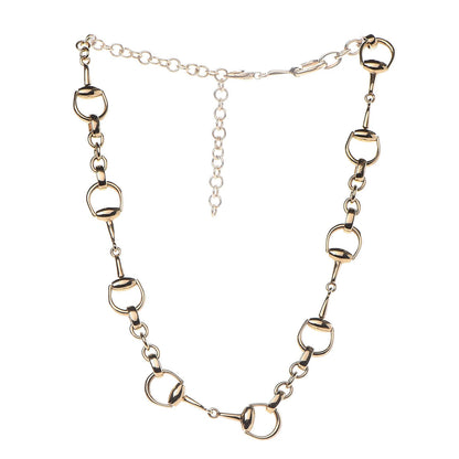 Gucci 18K Yellow Gold Horsebit Necklace 3 of 4