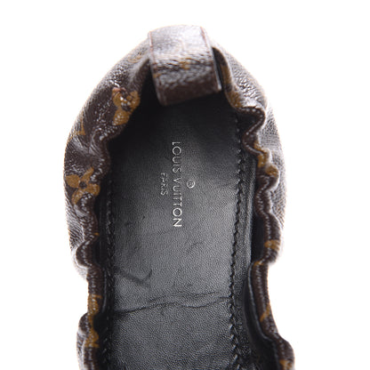 Louis Vuitton Monogram Flirty Ballet Flats 38.5 Gold 7 of 10