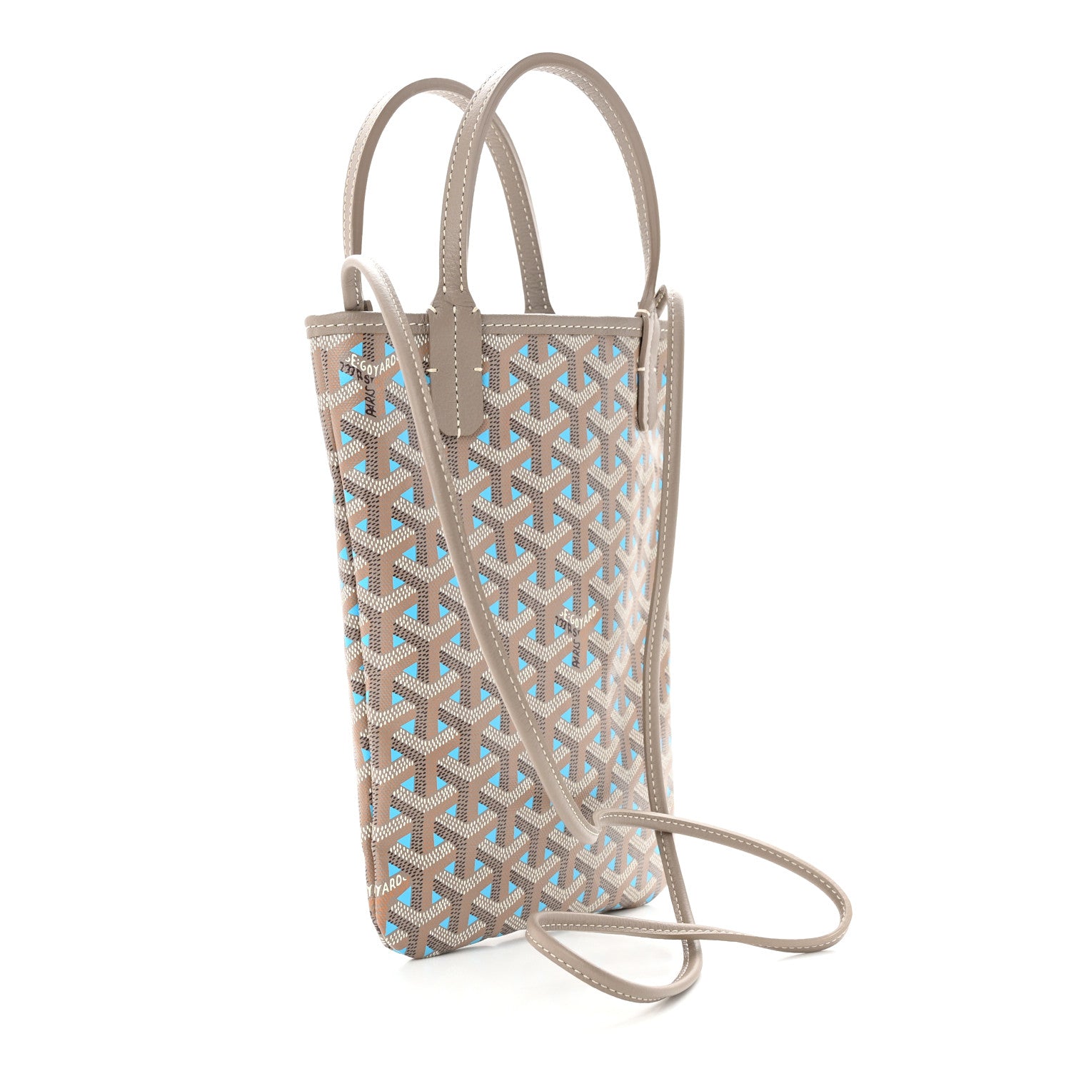Goyard Goyardine Poitiers Claire Voie Tote Grege Turquoise 3 of 10