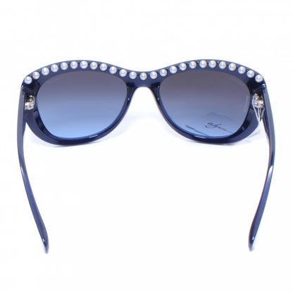 Chanel Freshwater Cultured Pearl Cat Eye Sunglasses 6038 H Blue 2 of 4